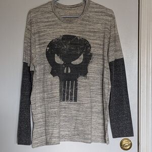Punisher Long Sleeve Graphic Tee Lg/XL